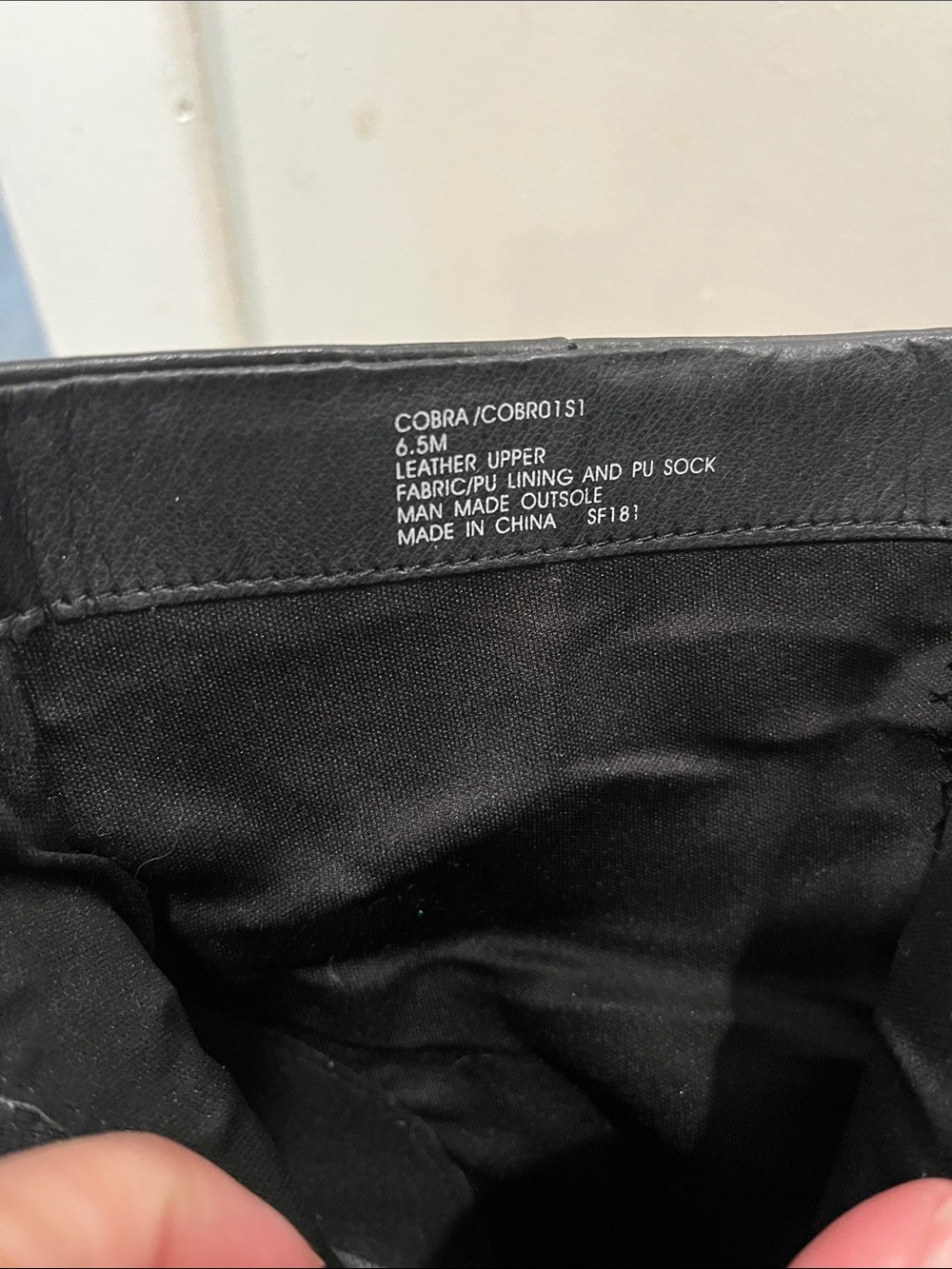 Steve Madden Black Platform Ankle Boots - Picture 5 of 6